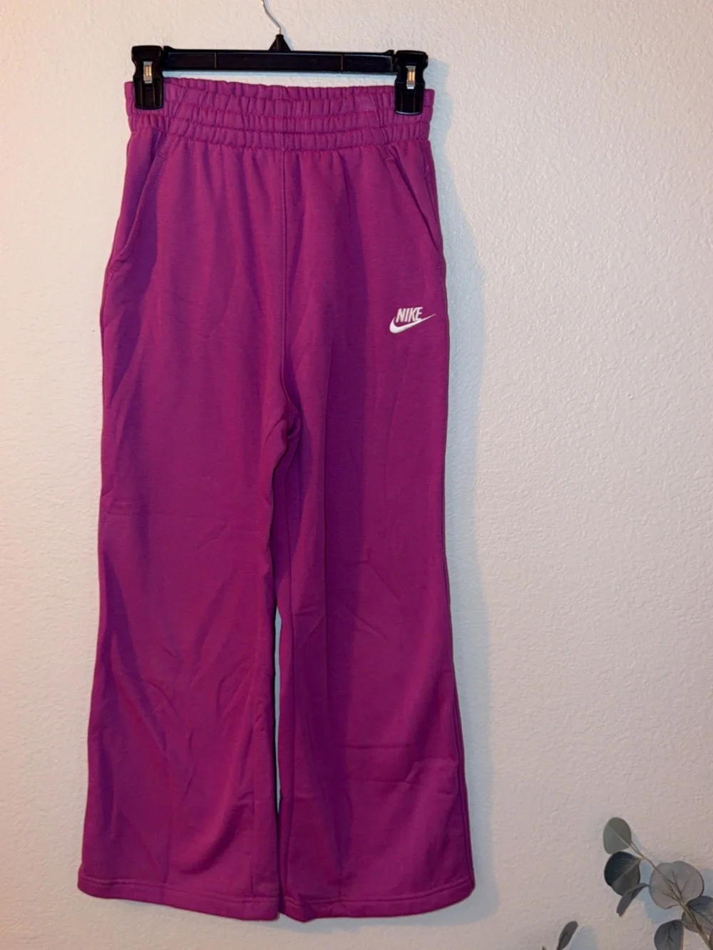 Nike Kids Sweatpants Duo — Magenta and Tan